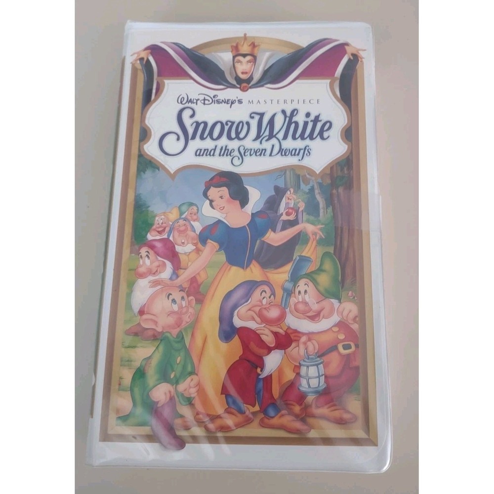 Disney Snow White VHS 1994 Masterpiece Edition Classic Family Animated Movie